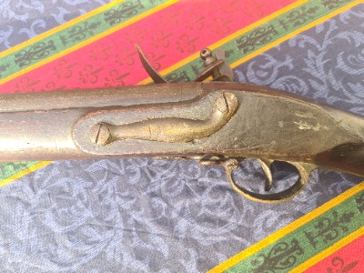 Explore our collection of vintage firearms like the 1800's Brown Bess Musket by T. Potts. Shop now for antiques in great condition. Discover more relics today!