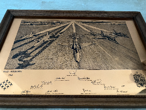 Brass Etchings Of RAF Red Arrows