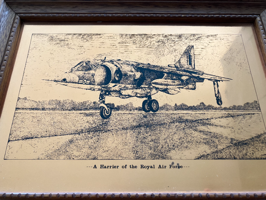 Brass Etchings Of RAF Red Arrows