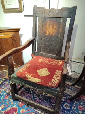 Discover our range of antique furniture! Restore our early 17th century panel back chair to its former glory. Act now and bring history home.