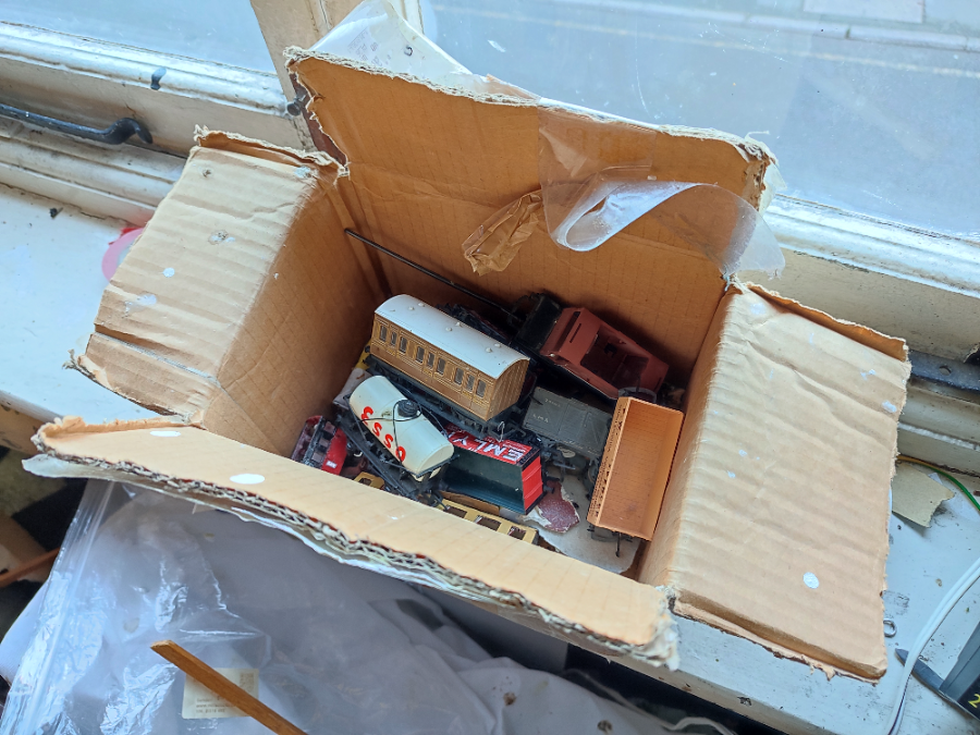 Model Trainset Of The Welsh Mountains.