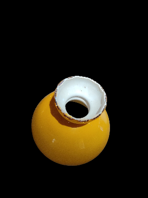 Yellow Victorian Style Lamp Shade.