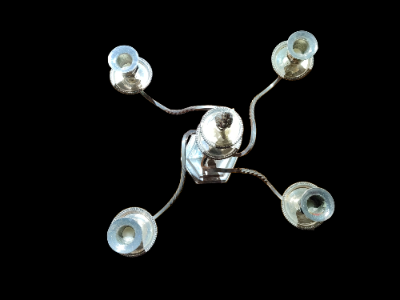 Discover our range of 20th century silver-plated candelabras. Despite reasonable wear, they're still in good condition - 19 inches wide, 38cm tall. Browse now and bring vintage appeal home!