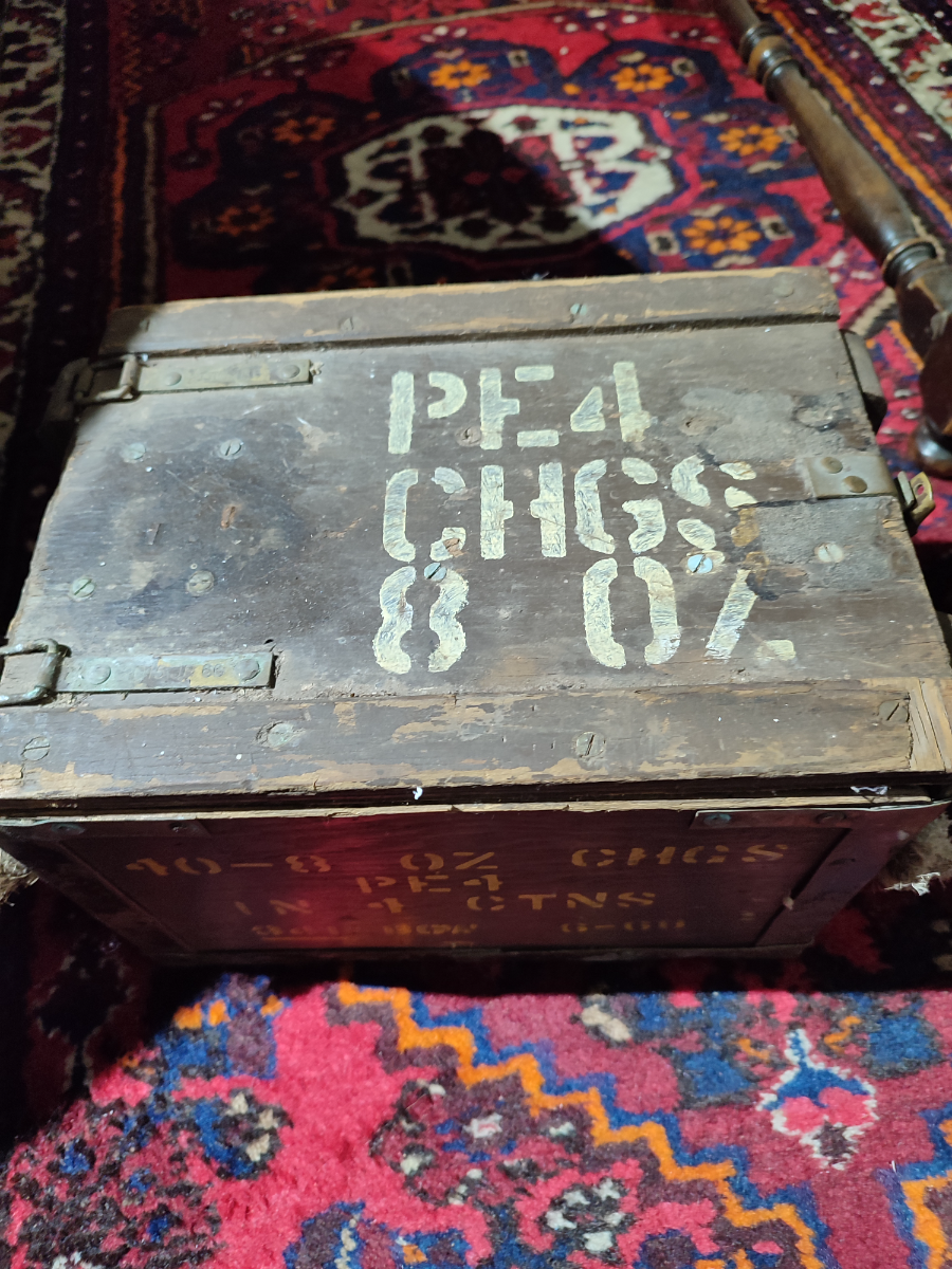 Mid 20th Century Ammunition Box.