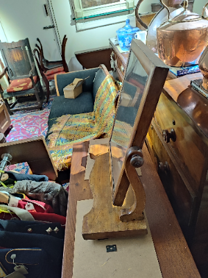 Small Victorian Swing Mirror.