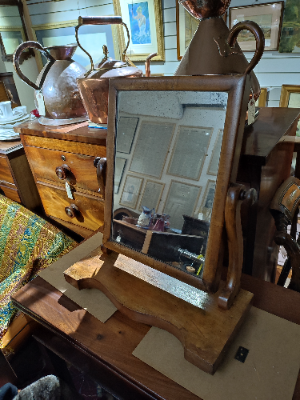 Small Victorian Swing Mirror.