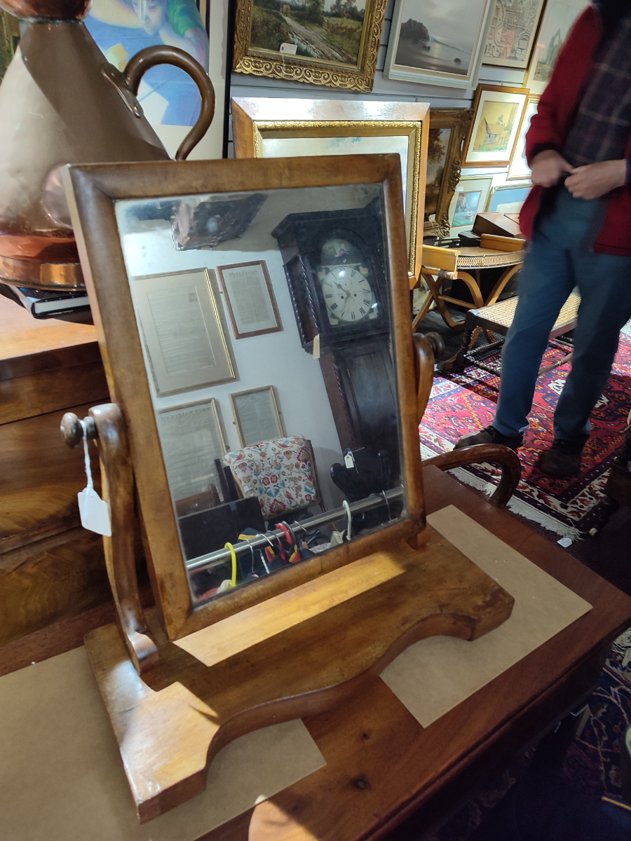 Small Victorian Swing Mirror.
