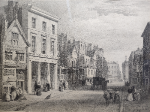 Experience the charm of the Victorian Eastgate Street, Chester through our exclusive print. Once owned by P.W Cook, RAF. Order now to add a piece of history to your collection!