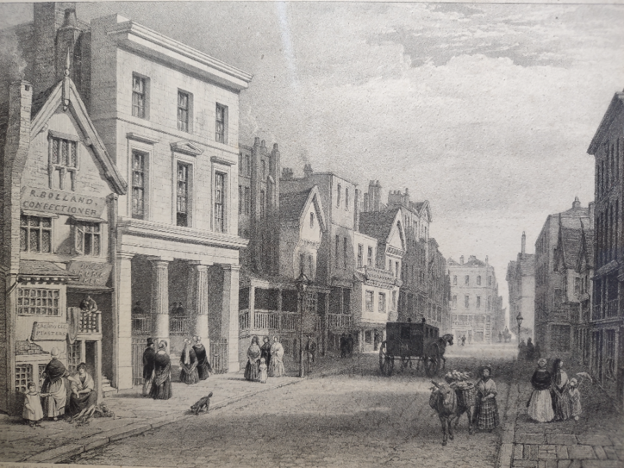 Experience the charm of the Victorian Eastgate Street, Chester through our exclusive print. Once owned by P.W Cook, RAF. Order now to add a piece of history to your collection!
