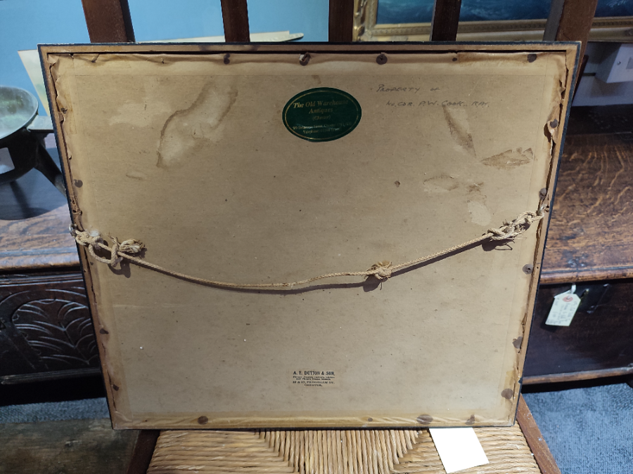 Experience the charm of the Victorian Eastgate Street, Chester through our exclusive print. Once owned by P.W Cook, RAF. Order now to add a piece of history to your collection!