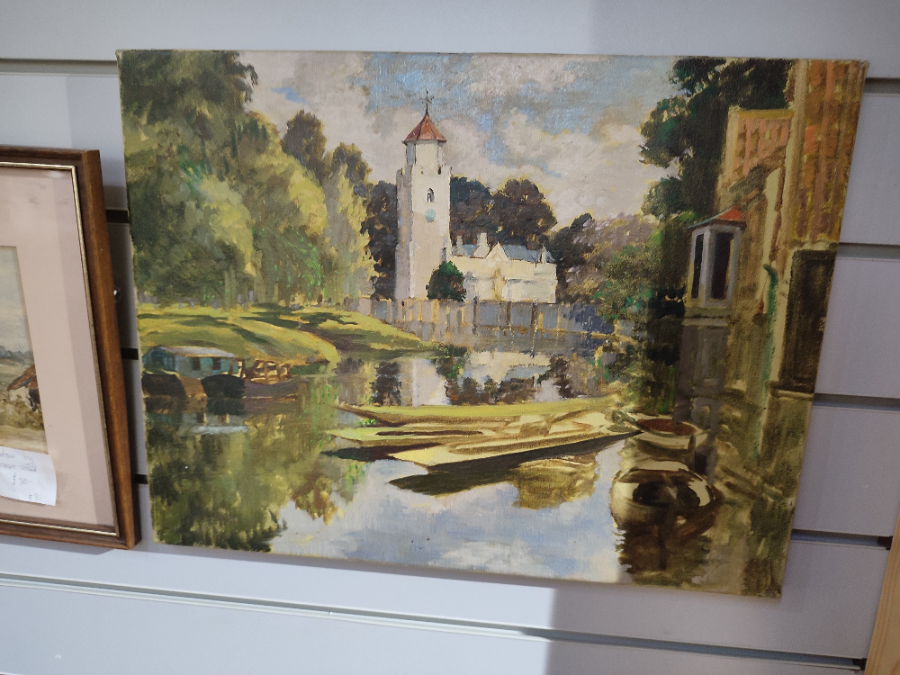 Oil Painting By Burt Pugh.