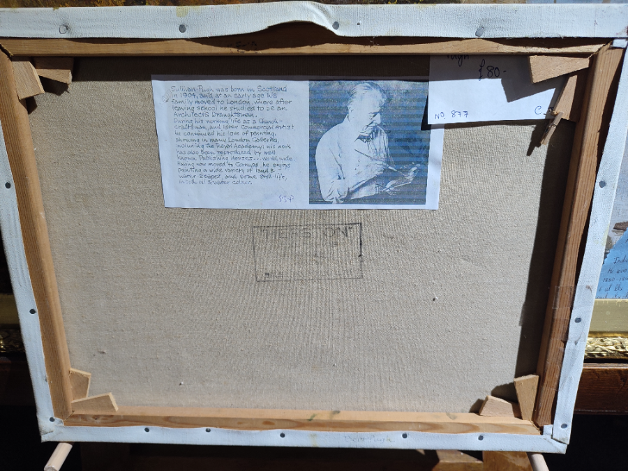 Oil Painting By Burt Pugh.