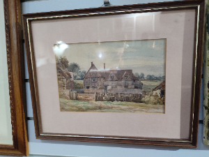 Explore our collection of exquisite Victorian watercolour scenes. Our rural farmhouse piece, measuring 15x12 inches, offers a peaceful escape. Shop now!