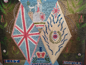 Embroidered Boer War Tapestry.