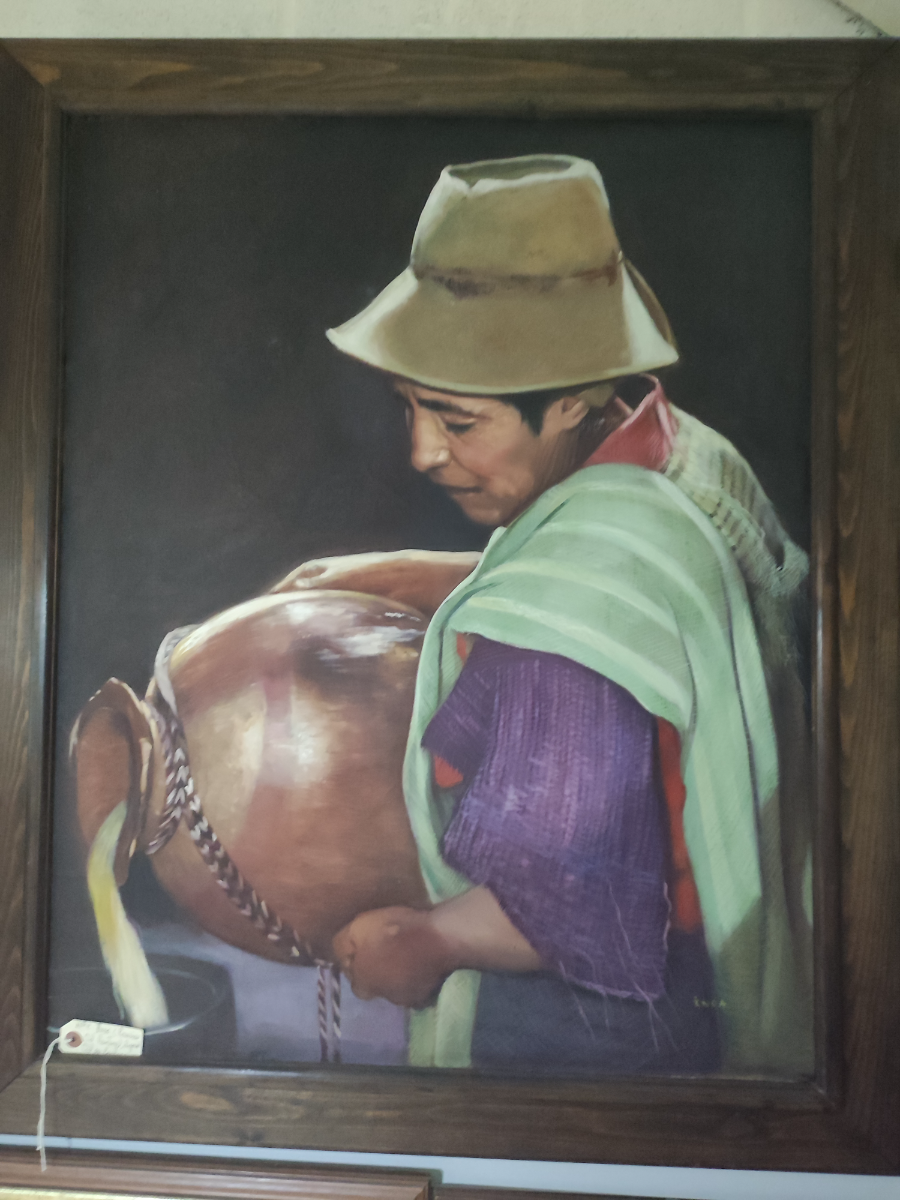 Oil painting By Peruvian Artist Inoa,