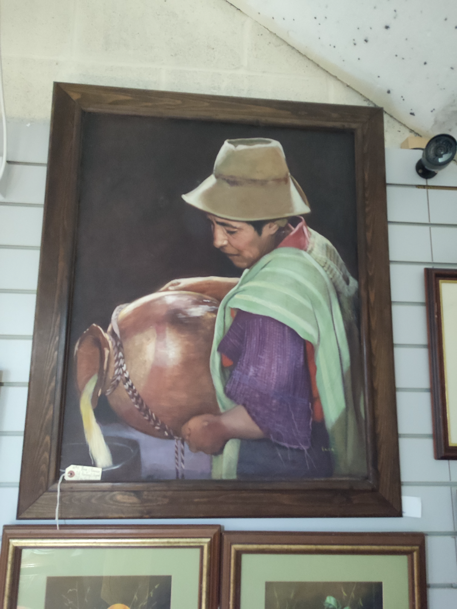 Oil painting By Peruvian Artist Inoa,