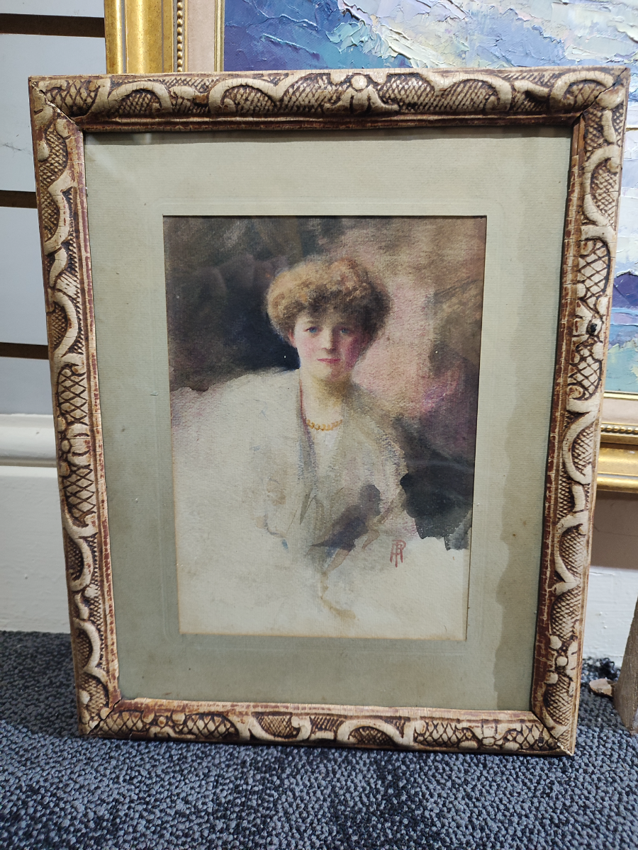 Discover the exquisite 'Portrait of Mrs Copland Griffiths' painted by Percy Anderson in 1913. This brilliant watercolour showcases Anderson’s talent. Explore now.