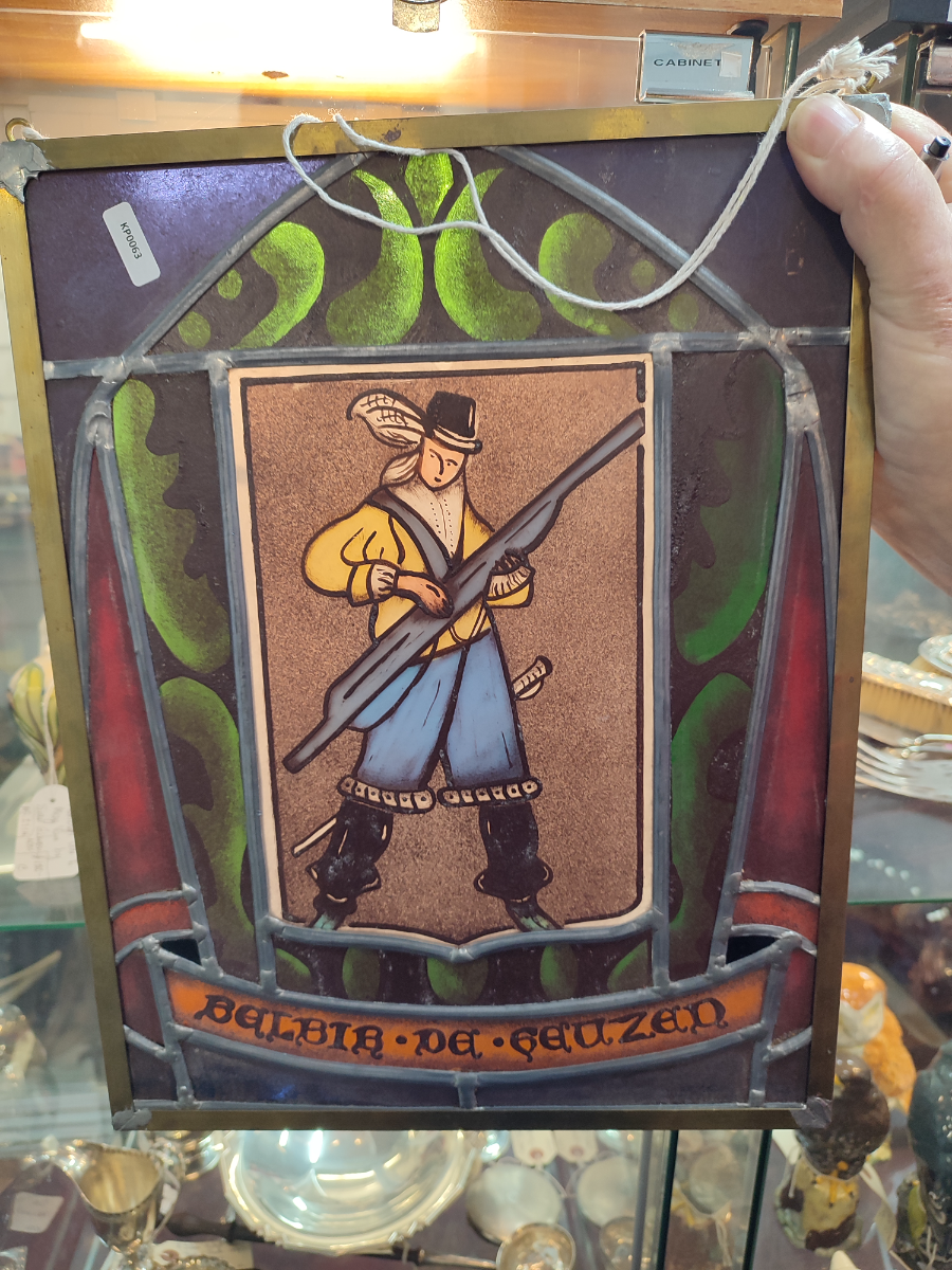 Discover the beauty of our Continental Stained Glass Panel, with perfect dimensions of 14.5 x 11.25 inches. Shop now for unique, expertly crafted decor!