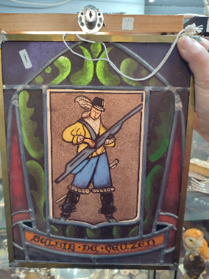 Discover the beauty of our Continental Stained Glass Panel, with perfect dimensions of 14.5 x 11.25 inches. Shop now for unique, expertly crafted decor!