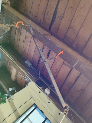 Victorian Iron Weighing Scale.