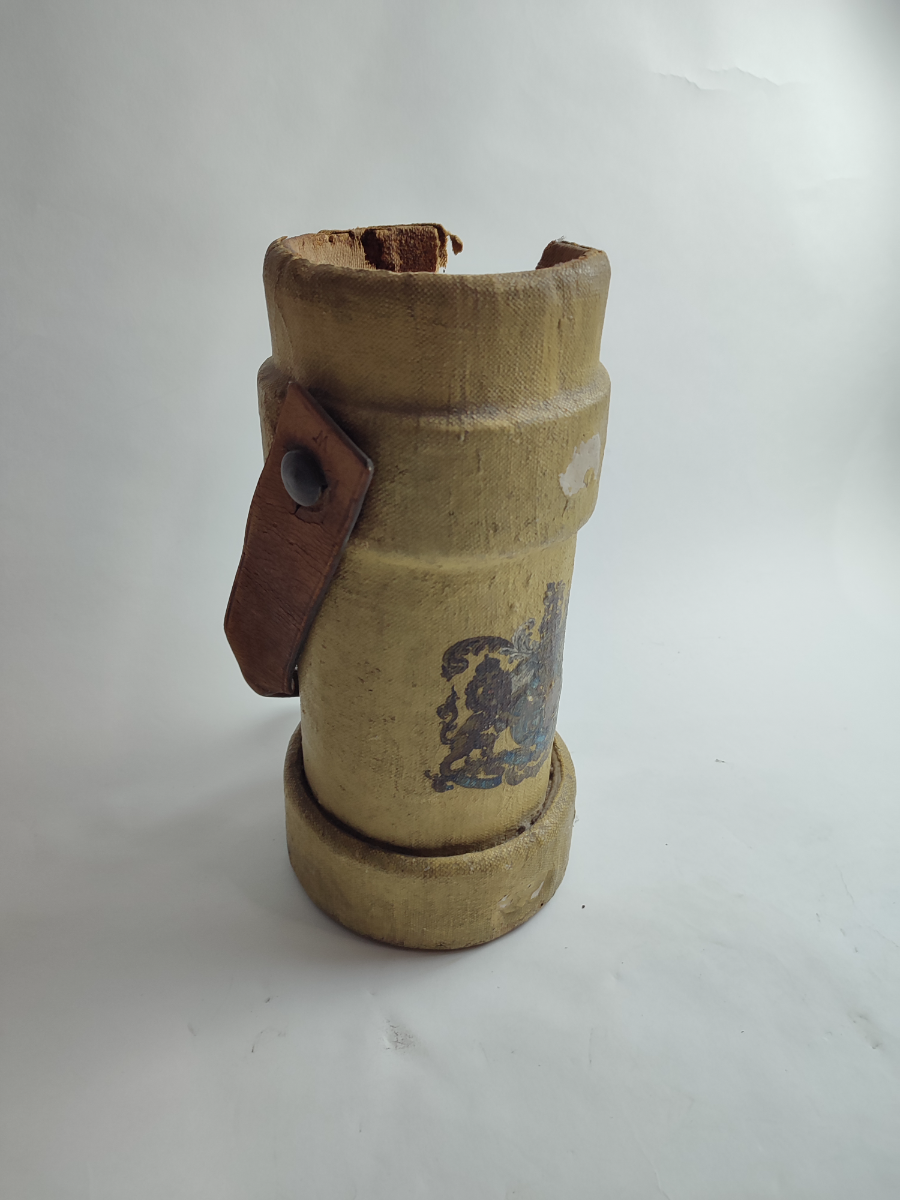 Edwardian Cordite Carrier, Canvas. Kings Crown Emblem.