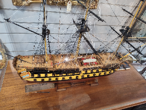 Explore our collection of historic ship models, including the HMS Superb, built by expert FT Pickering. Discover the maritime history of this 74 gun ship from 1760. Shop now.