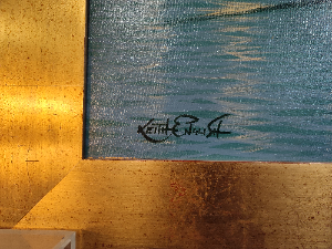 Large Oil Painting , The Early Shift, Signed By Keith English.