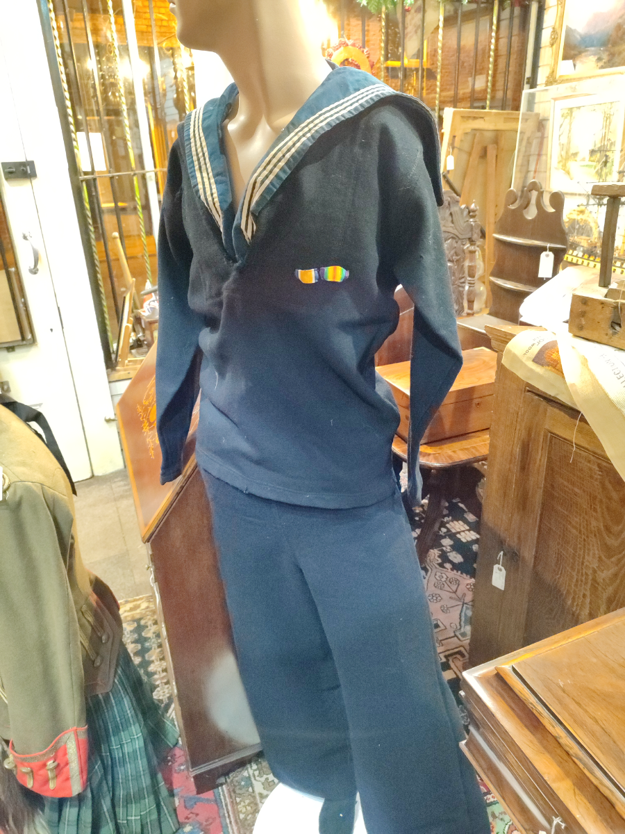 WW1 Royal Navy Undress Blouse And Trousers.