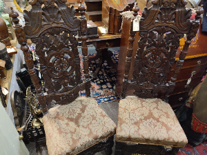 Pair Of Carolean Style Chairs