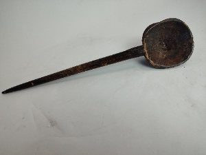 Welsh Carved Soup Spoon.