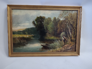 Discover our collection of signed, oil on board landscape paintings. Measuring 18x12 inches, these masterpieces are perfect for your space. Shop now to add charm to your home or office.