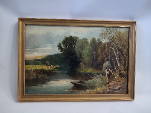 Discover our collection of signed, oil on board landscape paintings. Measuring 18x12 inches, these masterpieces are perfect for your space. Shop now to add charm to your home or office.