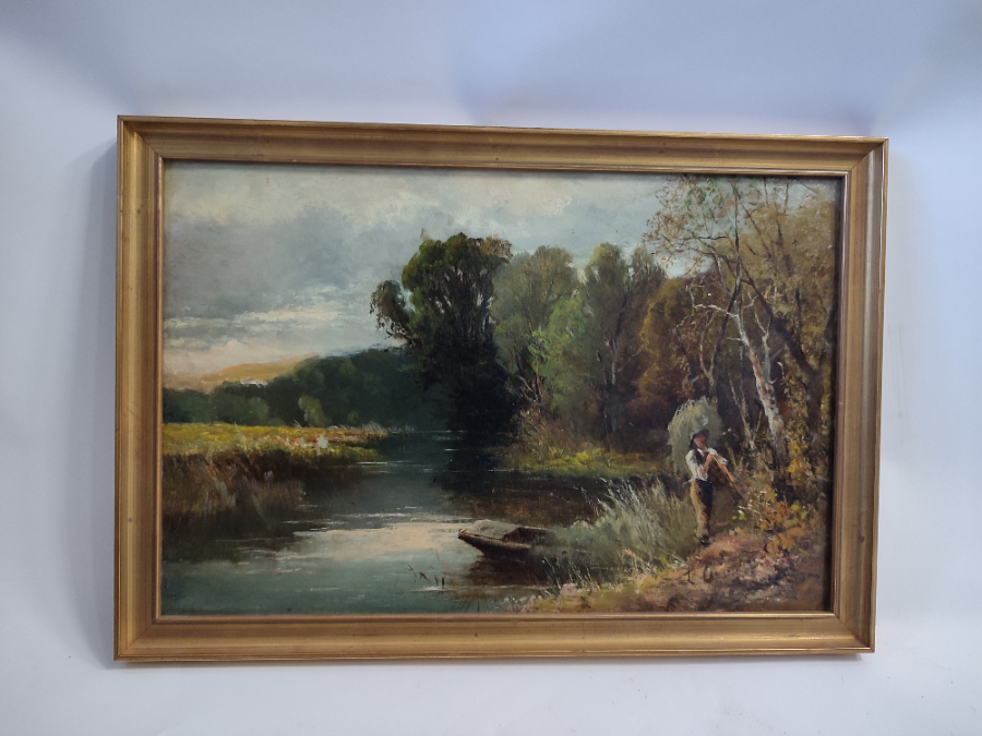 Discover our collection of signed, oil on board landscape paintings. Measuring 18x12 inches, these masterpieces are perfect for your space. Shop now to add charm to your home or office.