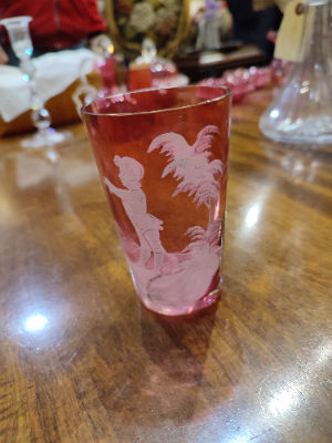 Victorian 'Mary Gregory' Glass.