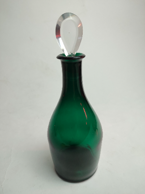 19th Century Bristol Green Decanter.