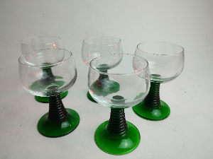 Discover our collection of Roemer Wine Glass Goblets with unique beehive stems. Perfect for any occassion! Brighten your table today. Order now!