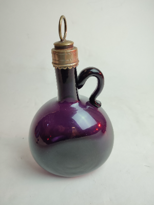 Georgian Dark Amethyst Flask/Flagon.