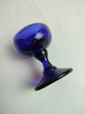 19th Century Blue Glass Eyebath.