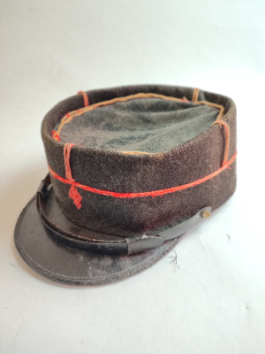 Explore our collection of authentic 1900 French fire service kepis used during WW1. Dive into history with this unique item. Shop now!