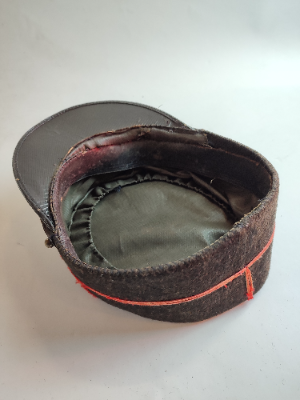 Explore our collection of authentic 1900 French fire service kepis used during WW1. Dive into history with this unique item. Shop now!