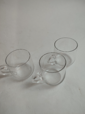 Discover our collection of 3 high-quality Victorian custard glasses, 6cm high in excellent condition. Shop now for rare antique glassware!