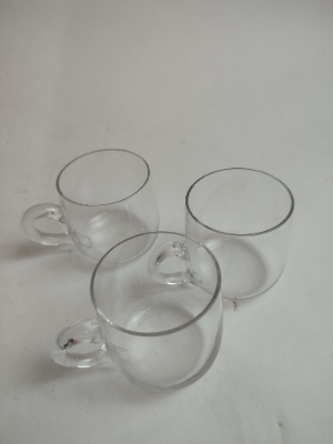 Discover our collection of 3 high-quality Victorian custard glasses, 6cm high in excellent condition. Shop now for rare antique glassware!
