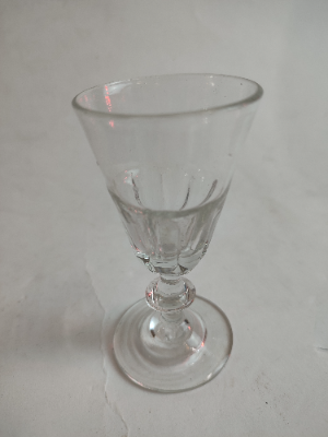 Etched Victorian Custard Glass