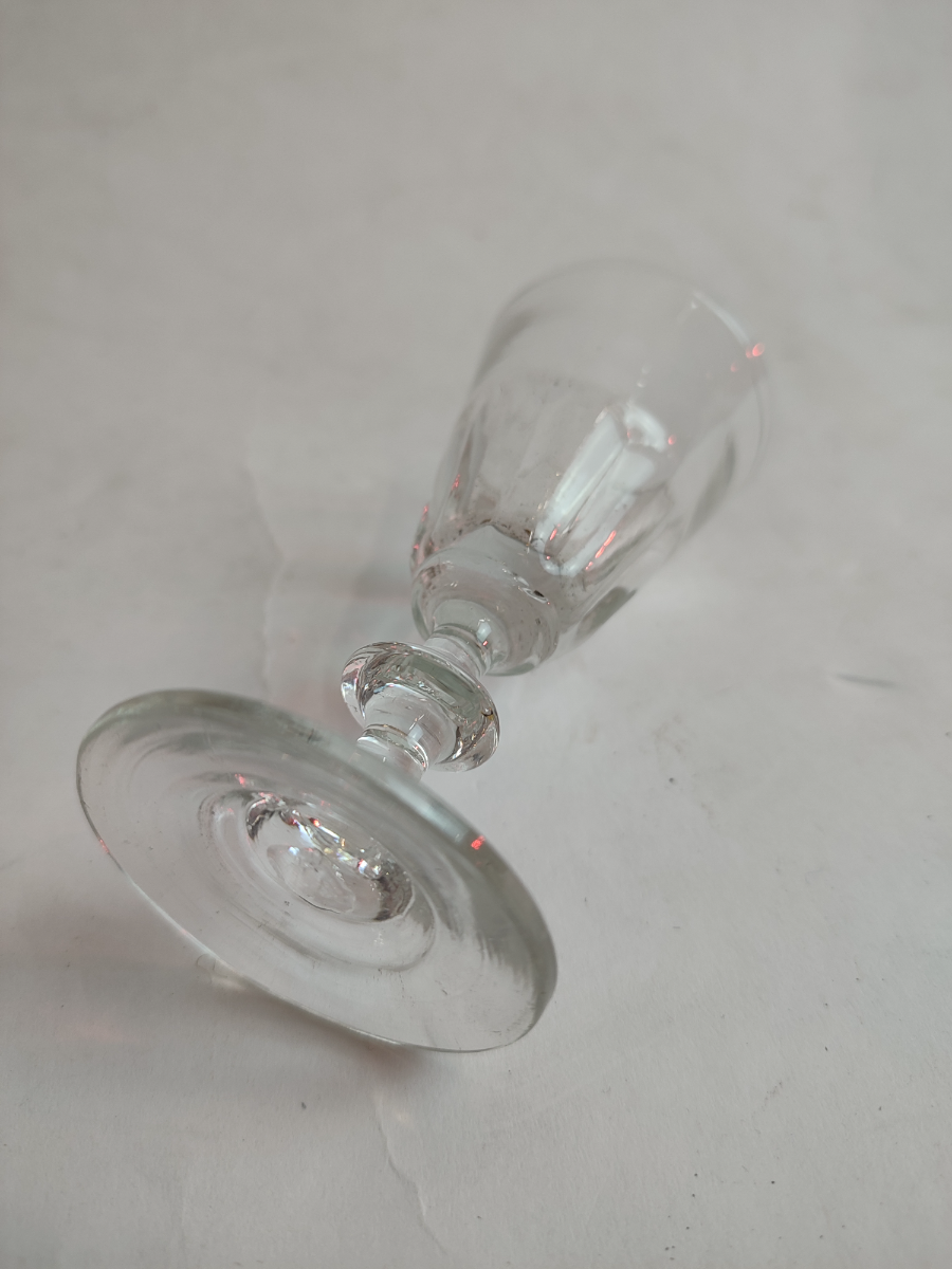 Etched Victorian Custard Glass