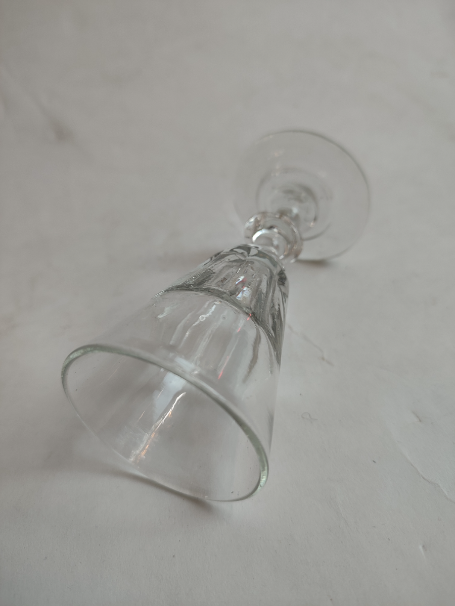 Etched Victorian Custard Glass