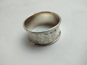 Silver Sheffield 1901 Napkin Ring