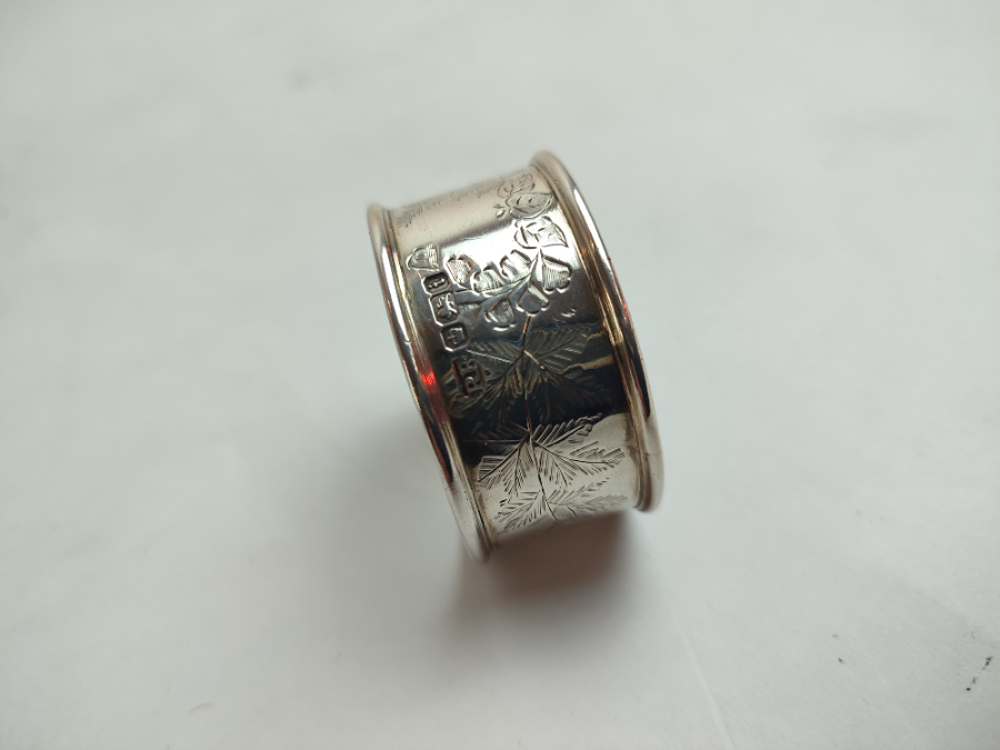 Silver Sheffield 1901 Napkin Ring