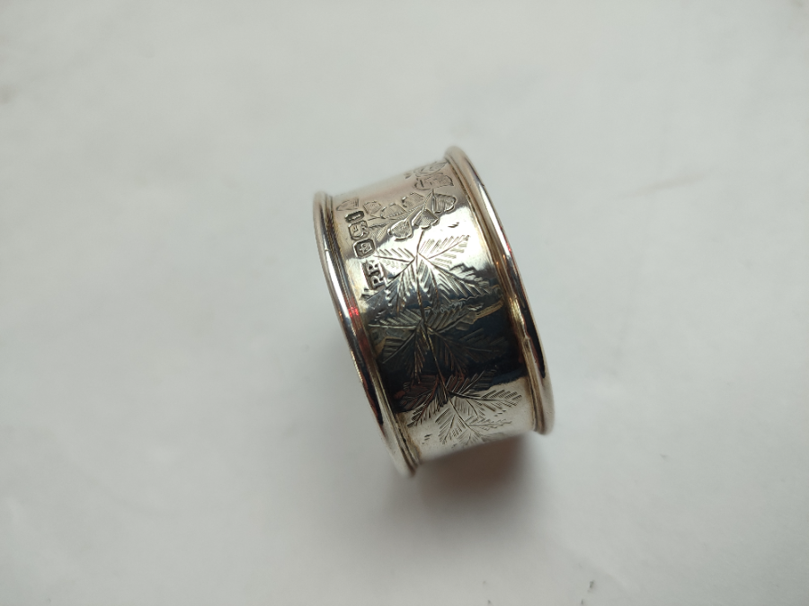 Silver Sheffield 1901 Napkin Ring