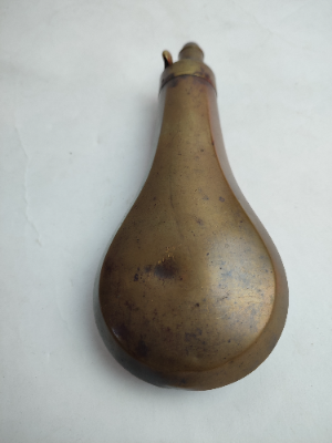 Discover our selection of mid 19th century gun powder flasks. Unique designs, intriguing history. Shop now for your collectible powder flask!