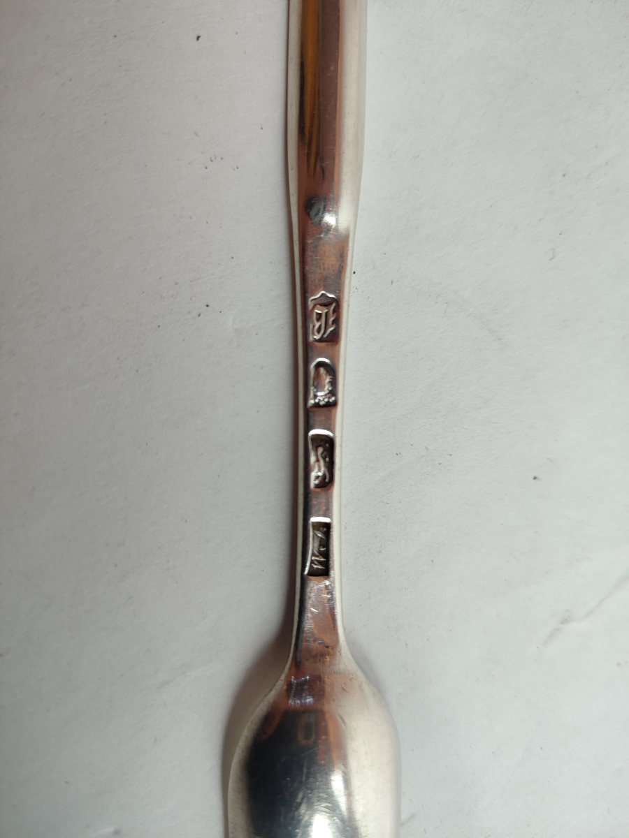 George II Silver Marrow Scoop.